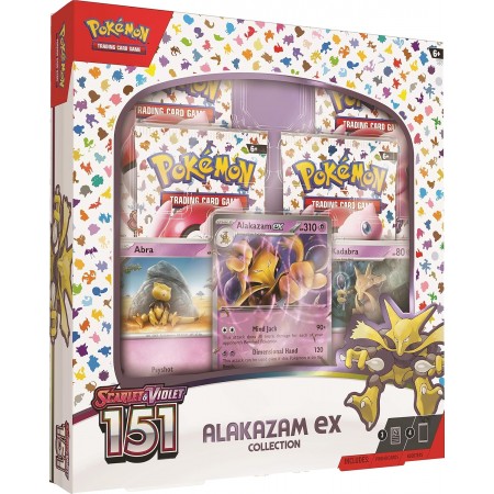 Pokémon TCG: Scarlet & Violet 151 Alakazam Ex box rinkinys (anglų k.)